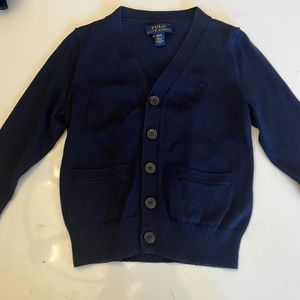 2T Cotton V-neck cardigan